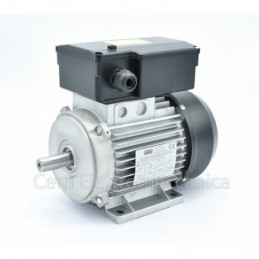 Single-phase electric motor 1.5 HP 4 poles 1400 rpm MEC 90 Shape B3 - 230 V ,Standard sizes single-phase electric motor B3