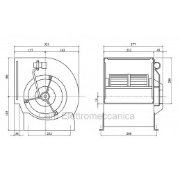 Ventilador centrífugo DD 7/7 - 147 vatios - tamaños monofásicos