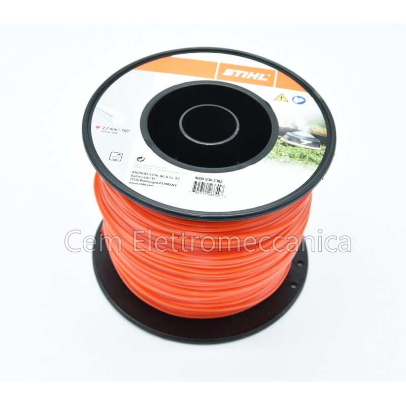 Stihl Fünfeck-Nylon-Drahtrolle 2,7 mm 215 Meter 00009303303