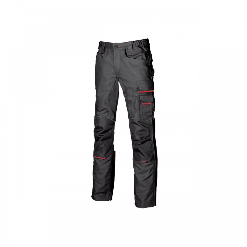 Pantalones de trabajo de seguridad U-Power FREE GREY METEORITE