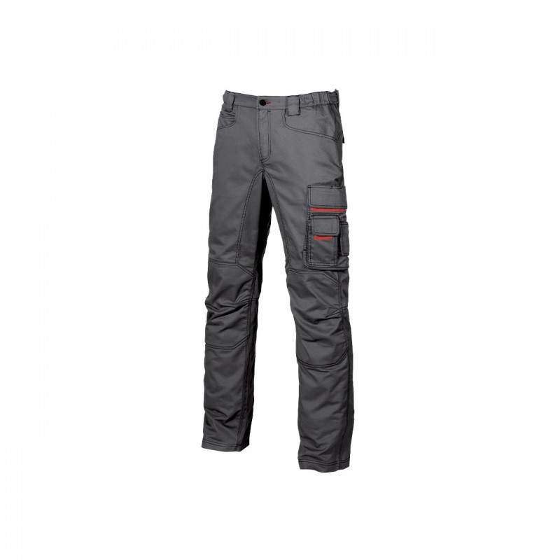 Pantalones de trabajo de seguridad U-Power SMILE GREY METEORITE