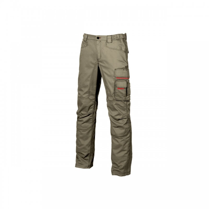 Pantalones de trabajo de seguridad U-Power SMILE DESERT SAND