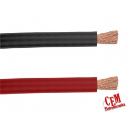 Câble de soudure flexible monoconducteur en pvc section 25 mm² Sacit Sarflex