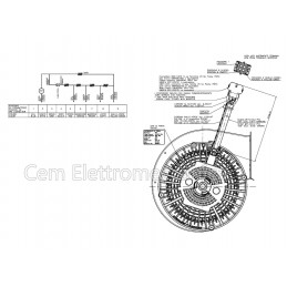 Ventilateur centrifuge 250 W 4 vitesses VEN0085951 Moteur de hotte ELICA