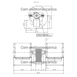 Doppelter Zentrifugalventilator für Ofen