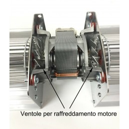 Doppelter Querstromventilator ø 80 mm - Laufradlänge 220 x 2 mm