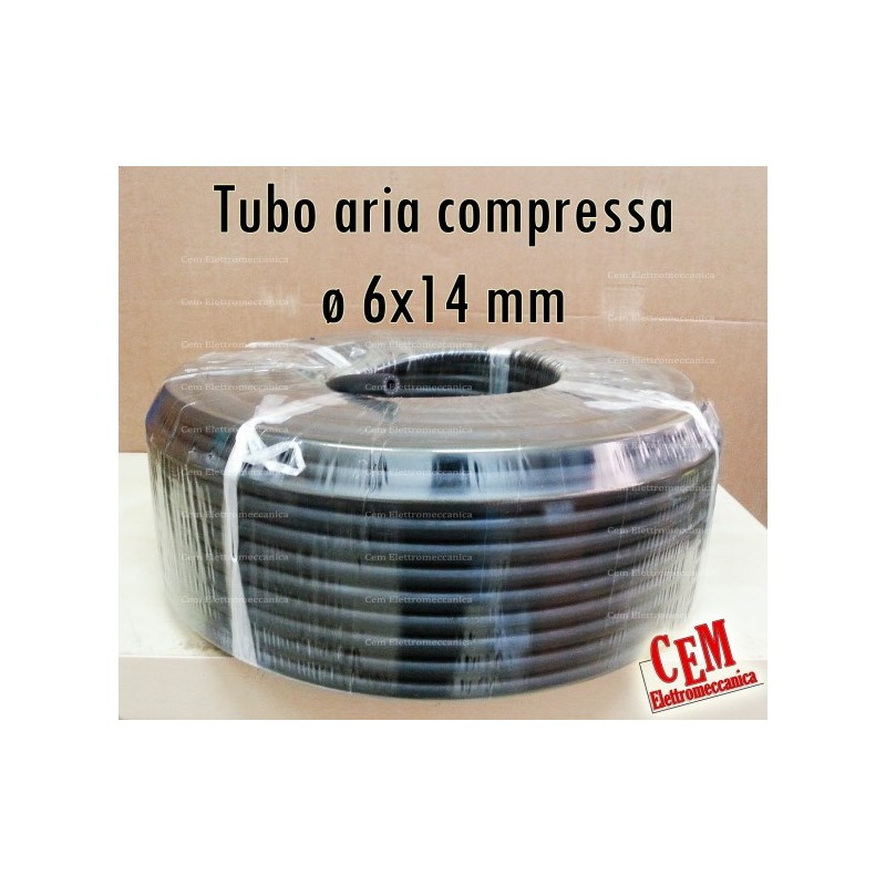 Tubo in gomma diametro 6x14 mm 20 Bar