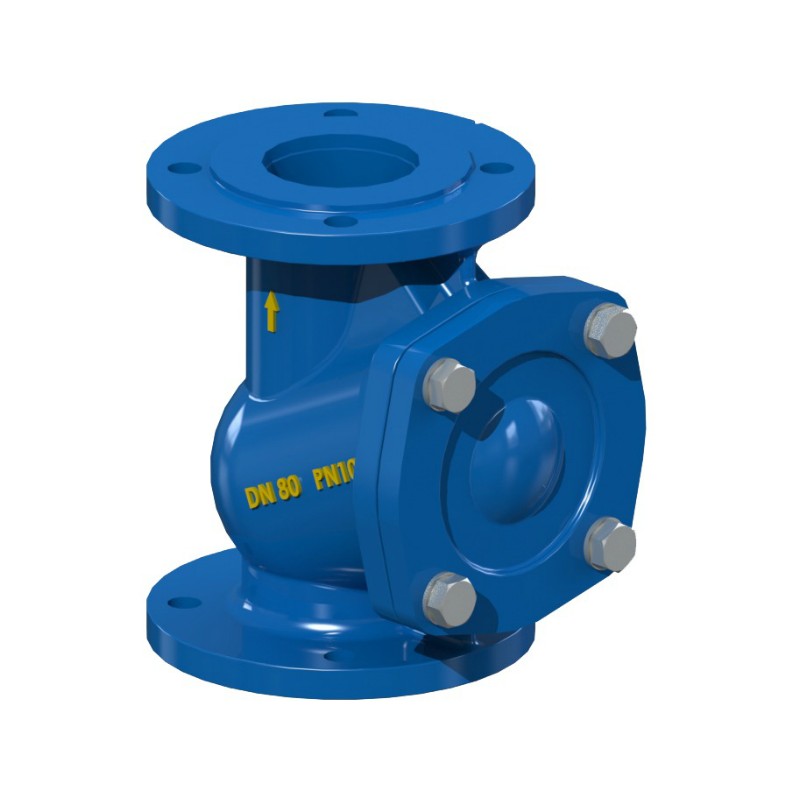 Valvola di ritegno a palla flangiata Afpumps DN 200 PN 16