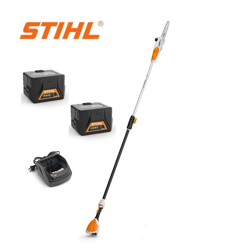 Potatore STIHL HTA 50 con 2 batterie AK 20 e AL 101